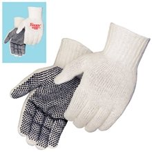 PVC Dotted Palm Cotton / Polyester Gloves