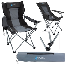 Premium Stripe Reclining Chair