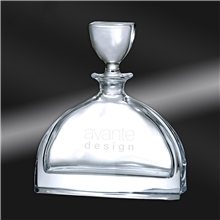 Clearaward Optical Crystal Decanter 8 3/4 In
