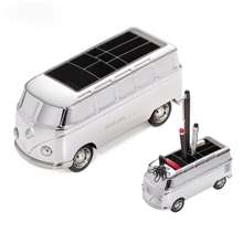 Chrome - Plated Desktop VW Camper Van Pen Pencil Holder Paperclip Magnet