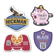 15 Sq Custom Corners Flat Flexible Magnet