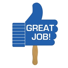 Thumbs Up Recycled Hand Fan - Paper Products