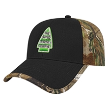 Solid Front Camo Back Cap