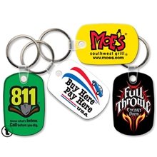 Key Tag - Standard Oval - Spot Color