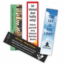 12 Point Laminated Card Stock Bookmark (1 1/4x5)
