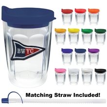 14 oz Thermal Dual Walled Travel Tumbler - Embroidered Emblem