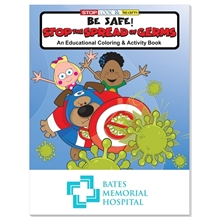 Coloring Book Be Safe Stop the Spread of Germs