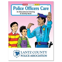 Coloring Book Police Officers Care