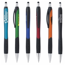 Metallic Pattern Grip Stylus Pen