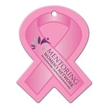 Awareness Ribbon Shaped Luggage Tag