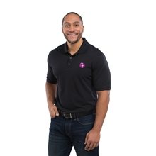 Mens CRANDALL Short Sleeve Pique Polo