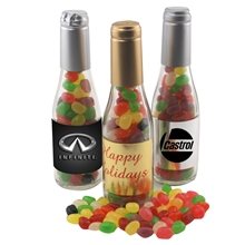 Champagne Bottle w / Teenee Beanee Jelly Beans