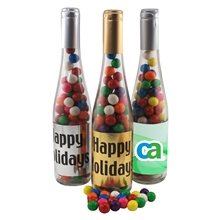 Champagne Bottle with Gumballs