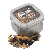 Window Tin with Trail Mix