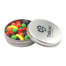 Round Tin with Candy Fruits