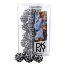 Acrylic Box with Chocolate Soccer Balls