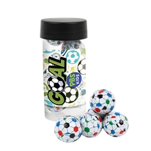 Tube with Choc Soccer Balls