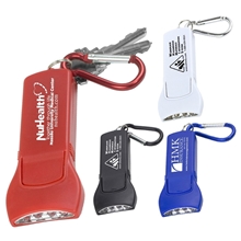 BEAMER 4 LED Keyholder Keylight with Carabiner Clip