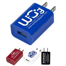 HAMBURG UL Listed USB Wall Charger AC Adaptor - Spot Color (UL File E490050)