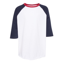 LAT - Youth Baseball Fine Jersey Three - Quarter Sleeve Tee