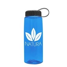 The Flair - 26 oz Transparent Tritan(TM) Bottle with Tethered lid