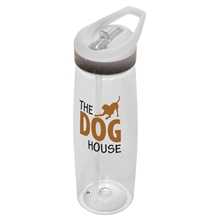 Prime Line 28 oz Wave Bottle With Flip Up Straw