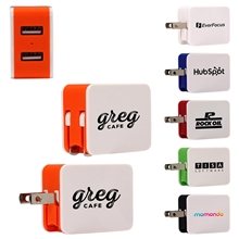 UL 2 Port USB Folding Wall Charger