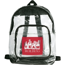 Rally Event Friendly Clear Backpack