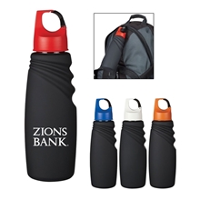 24 oz Matte Finish Crest Carabiner Sports Bottle