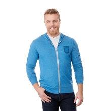 Mens GARNER Lightweight Knit Full Zip Hoodie with Thumb Holes