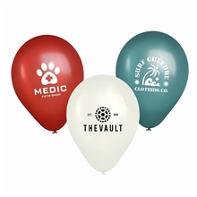 9 USA Metallic Latex Balloons