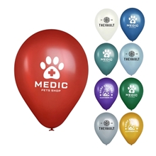 9 USA Metallic Latex Balloons