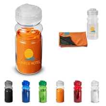 Cooling Towel In Water Bottle