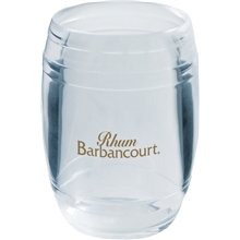 2 oz Plastic Barrel Shaped Shot Glass