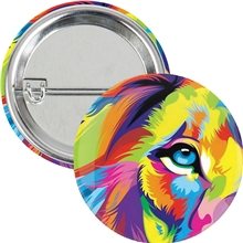 1-3/4 Round Safety Pin Button