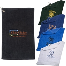 Prime Line Golf Towel With Grommet And Hook