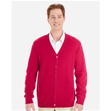 Harriton - Mens Pilbloc(TM) V - Neck Button Cardigan Sweater