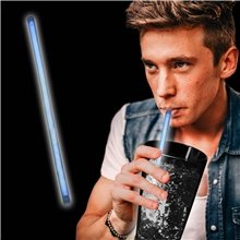 Supreme Glow 9 Inch Straws - White