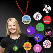 Golf Ball Plastic Medallion Badges