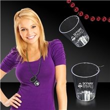 Clear Shot Glass Medallion