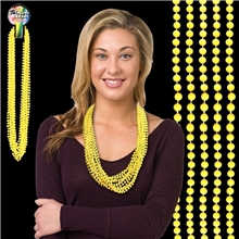 Yellow Mardi Gras Beads