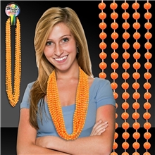 Orange Mardi Gras Beads