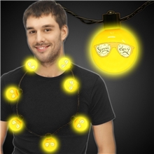 LED Ball Necklace - Yellow