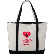 Baltic 24oz Cotton Canvas Tall Zippered Tote