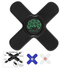 PLAY CHARGE 2.0 5- in -1 Cell Phone Charging Cable Spinner