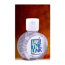 CirPal 1 oz Compact Hand Sanitizer Antibacterial Gel in Round Flip - Top Squeeze Bottle