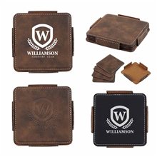 4- Piece Stitched Coaster Set