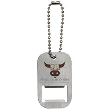 Dog Tag Bottle Opener Keytag