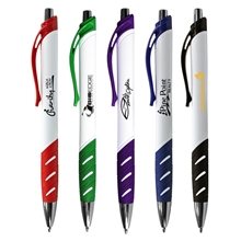 White Allure Grip Pen