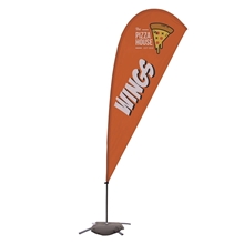 9.5 Value Teardrop Sail Sign Kit (Single - Sided with Cross Base)
